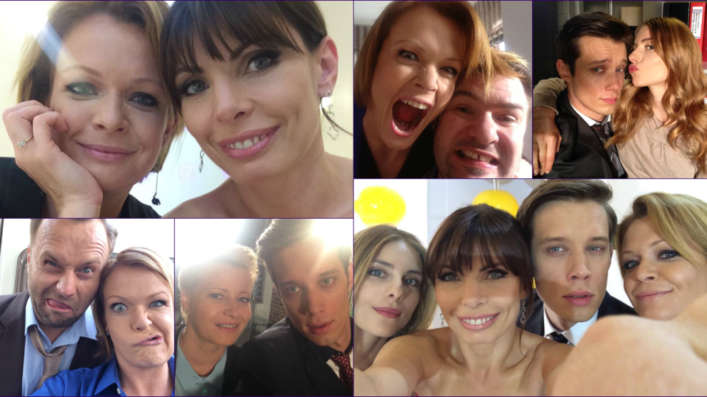 Kto robi najwięcej "selfies" na planie "Prawa Agaty"?