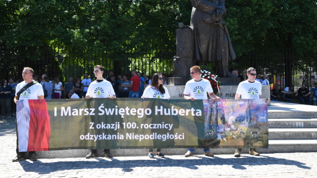 Marsz Świętego Huberta z okazji rocznicy odzyskania niepodległości